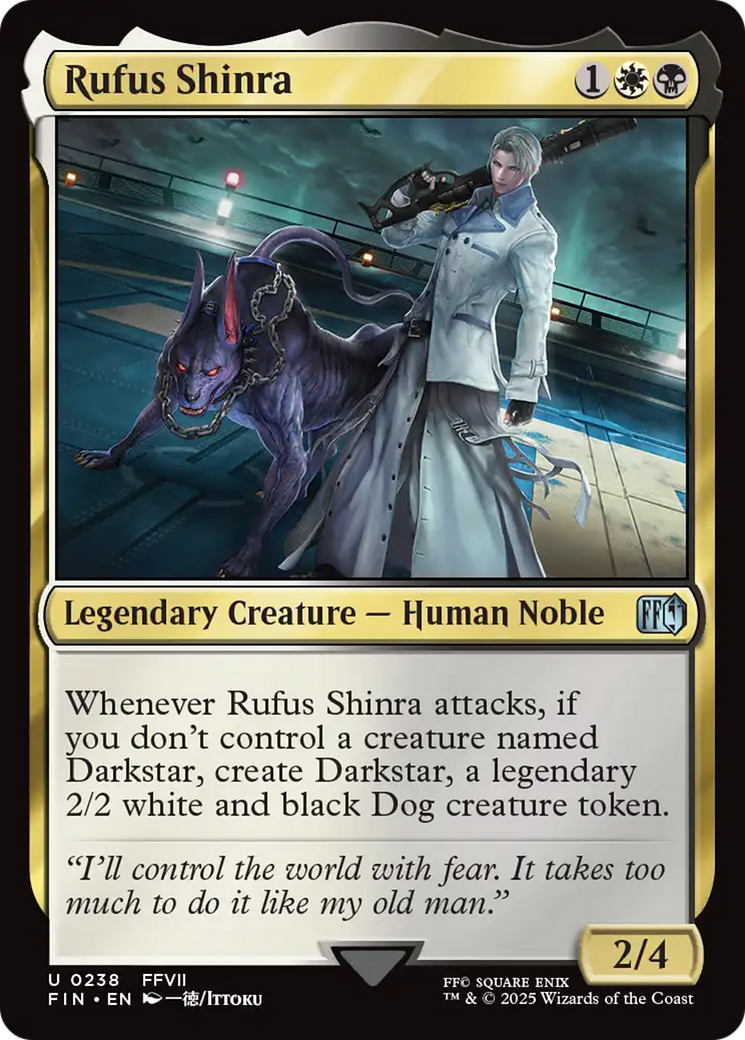 Rufus Shinra (FIN-238) - FINAL FANTASY Foil - Premium MTG Single from Wizards of the Coast - Just $0.08! Shop now at Game Crave Tournament Store