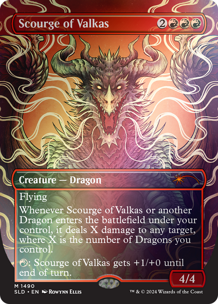Scourge of Valkas (SLD-1490★) - Secret Lair Drop Foil - Premium MTG Single from Wizards of the Coast - Just $44.34! Shop now at Game Crave Tournament Store