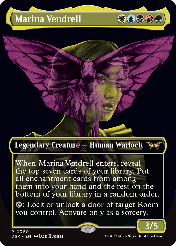 Marina Vendrell (DSK-360) - Duskmourn: House of Horror (Borderless) - Premium MTG Single from Wizards of the Coast - Just $0.26! Shop now at Game Crave Tournament Store