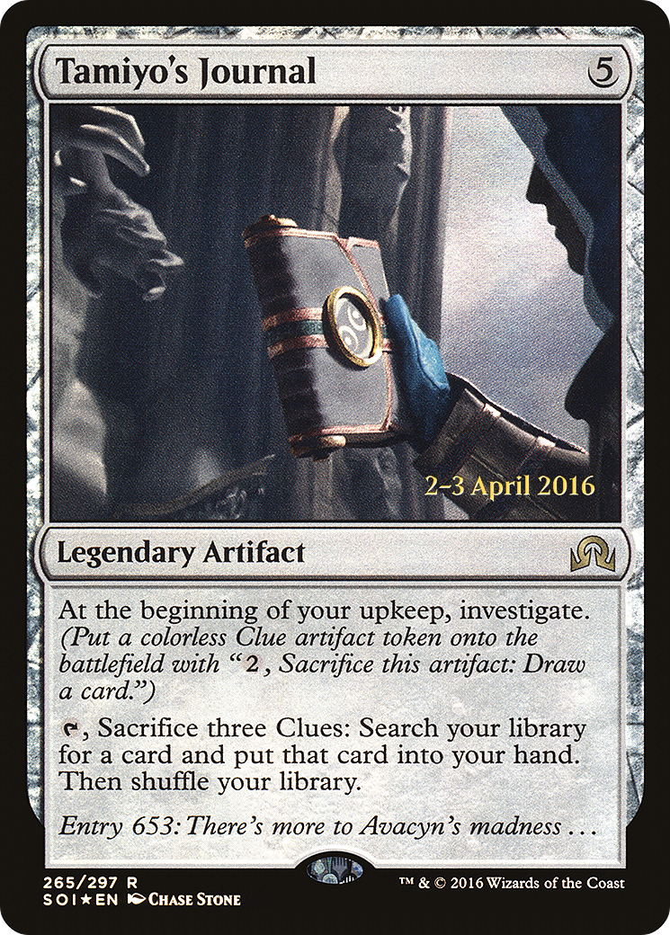 Tamiyo's Journal (PSOI-265S†) - Shadows over Innistrad Promos