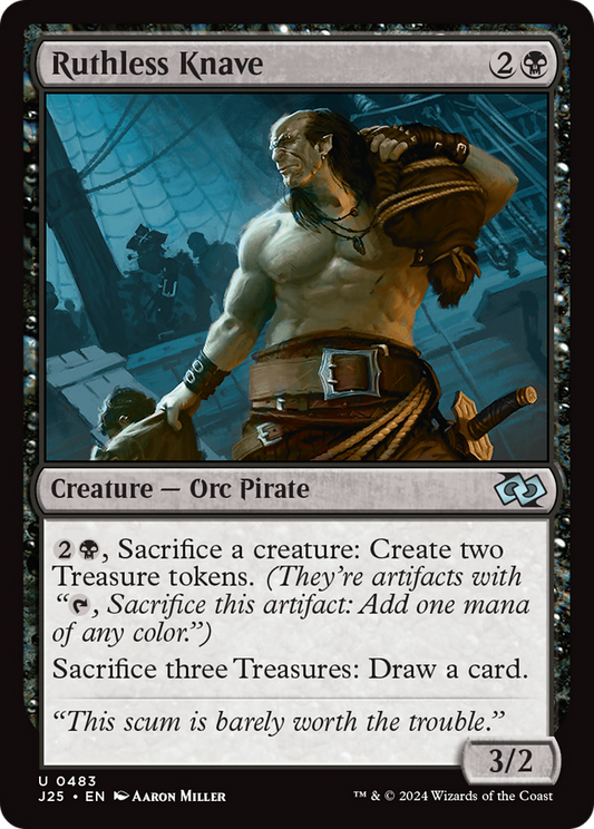 Ruthless Knave (J25-483) - Foundations Jumpstart - Premium MTG Single from Wizards of the Coast - Just $0.25! Shop now at Game Crave Tournament Store