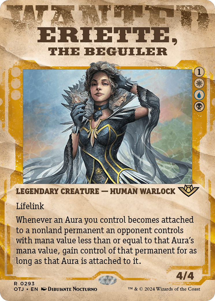 Eriette, the Beguiler (OTJ-293) - Outlaws of Thunder Junction: (Showcase) - Premium MTG Single from Wizards of the Coast - Just $0.26! Shop now at Game Crave Tournament Store