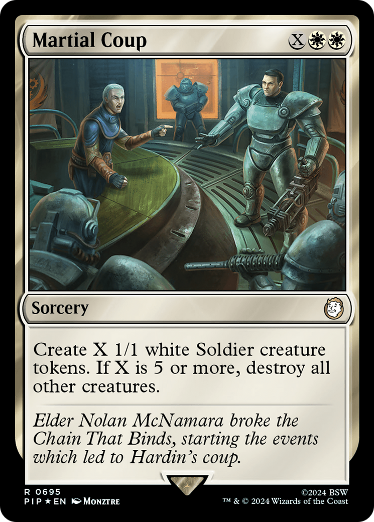 Martial Coup (PIP-695) - Fallout Foil - Premium MTG Single from Wizards of the Coast - Just $0.56! Shop now at Game Crave Tournament Store