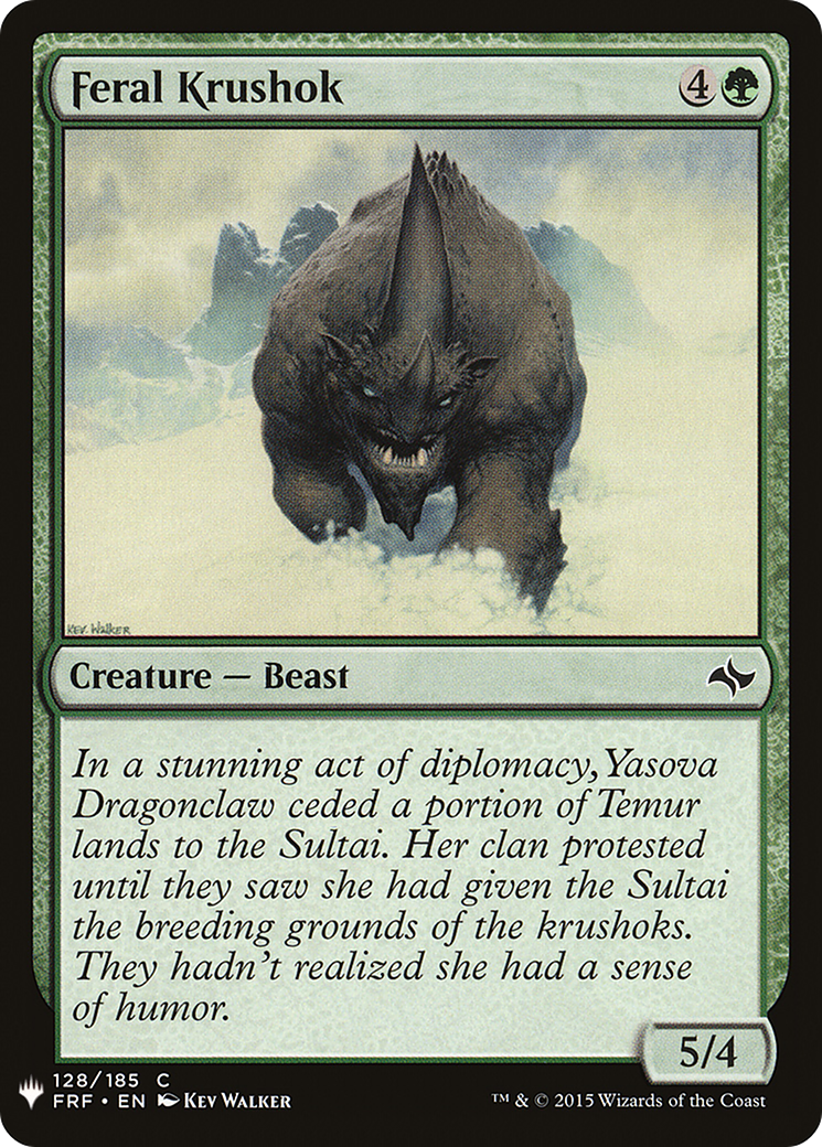 Feral Krushok (MB1-1208) - Mystery Booster
