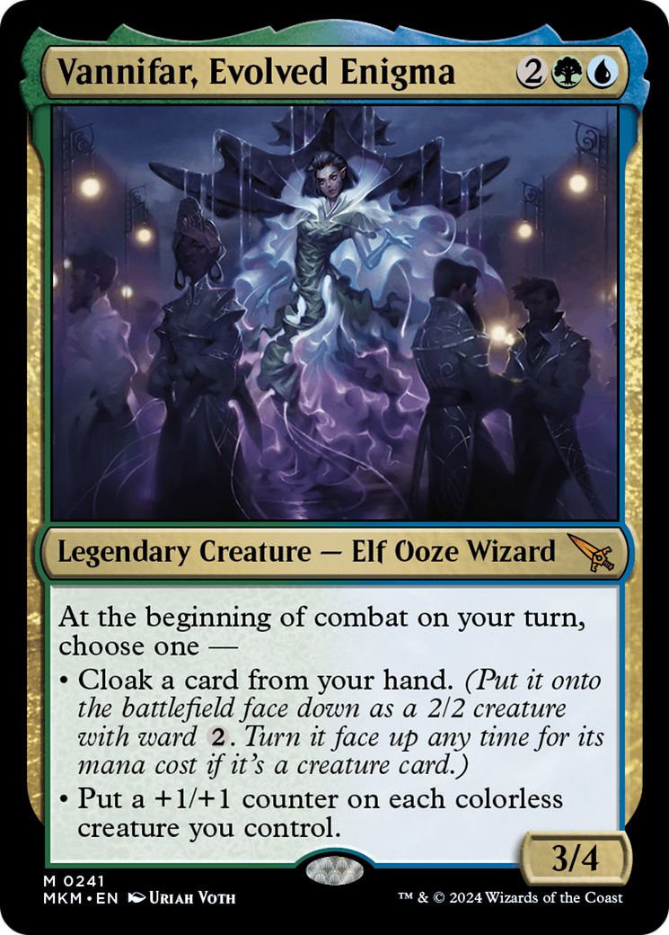 Vannifar, Evolved Enigma (MKM-241) - Murders at Karlov Manor - Premium MTG Single from Wizards of the Coast - Just $0.48! Shop now at Game Crave Tournament Store
