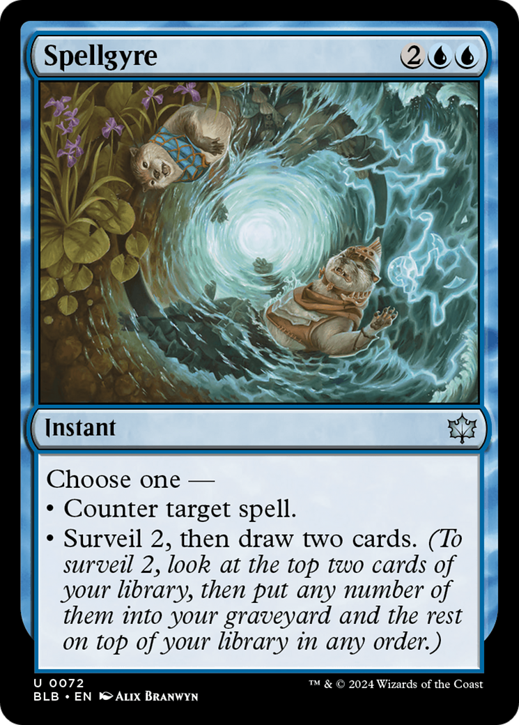 Spellgyre (BLB-072) - Bloomburrow - Premium MTG Single from Wizards of the Coast - Just $0.25! Shop now at Game Crave Tournament Store