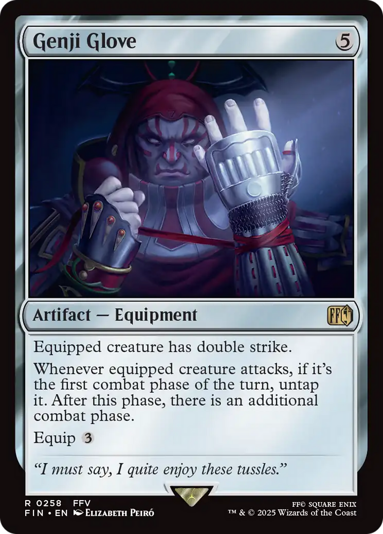 Genji Glove (FIN-258) - FINAL FANTASY Foil - Premium MTG Single from Wizards of the Coast - Just $1.51! Shop now at Game Crave Tournament Store