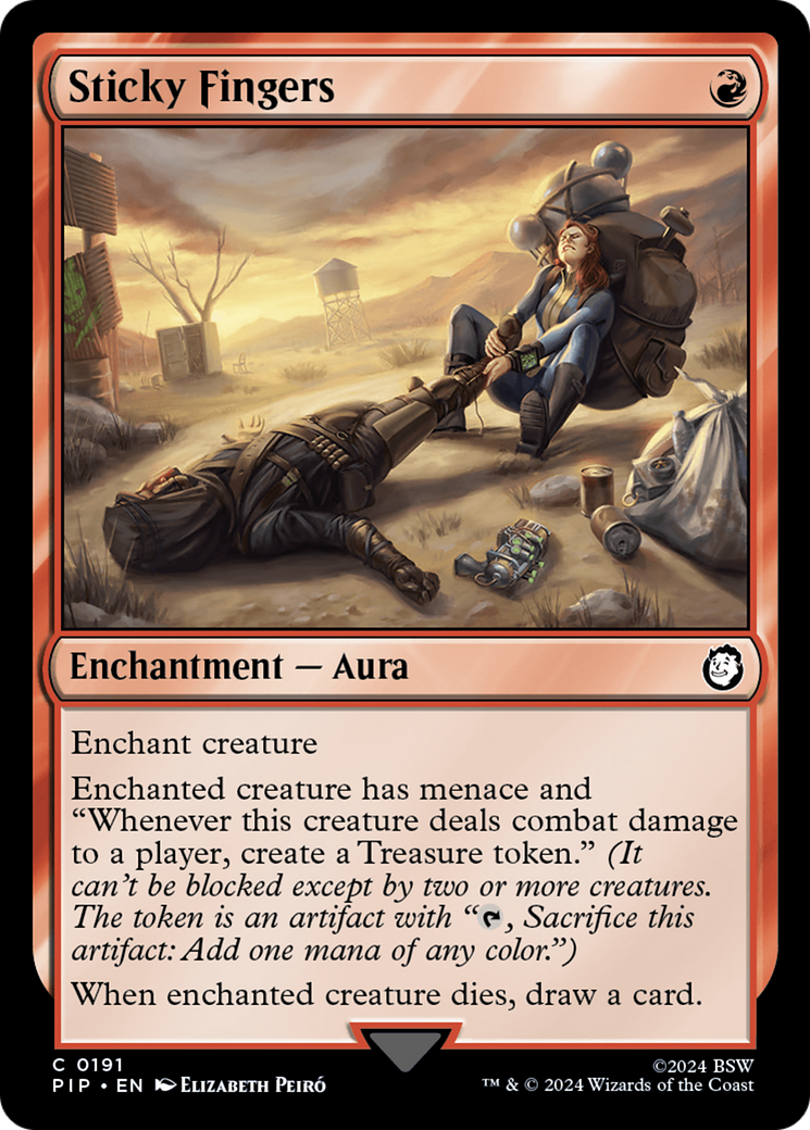 Sticky Fingers (PIP-191) - Fallout - Premium MTG Single from Wizards of the Coast - Just $0.25! Shop now at Game Crave Tournament Store