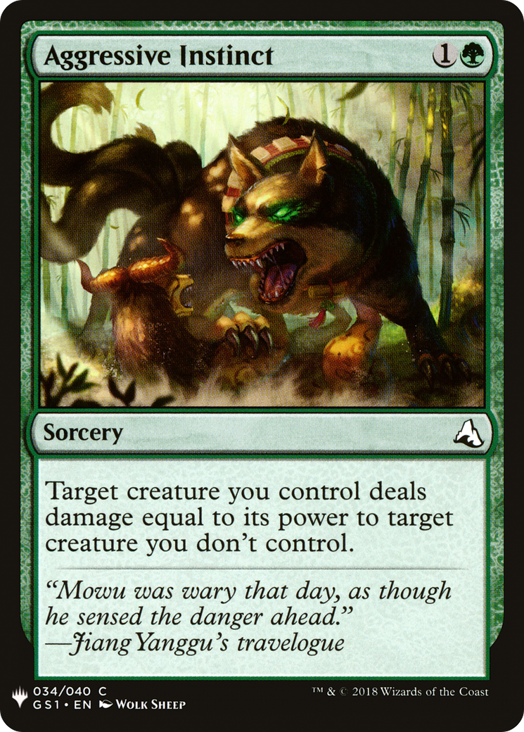 Aggressive Instinct (MB1-1113) - Mystery Booster