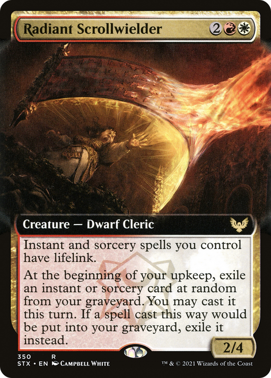 Radiant Scrollwielder (STX-350) - Strixhaven: School of Mages: (Extended Art)