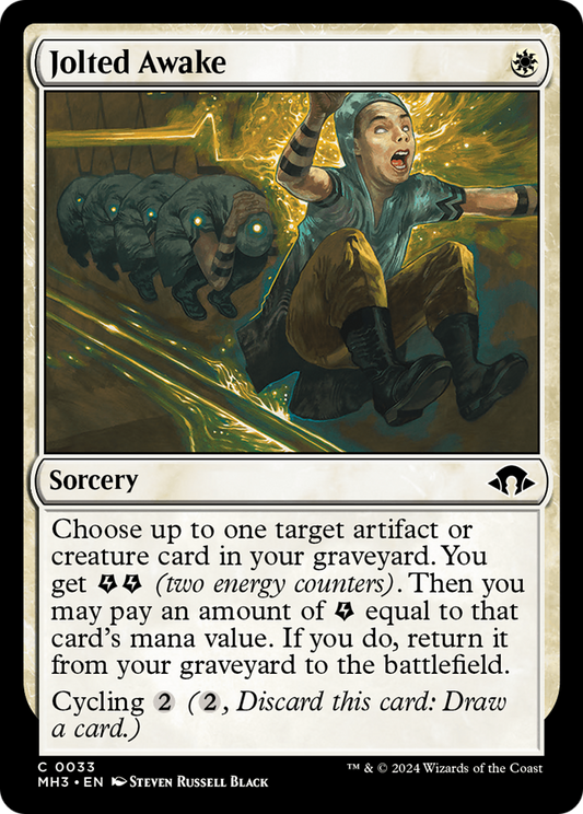 Jolted Awake (MH3-033) - Modern Horizons 3 - Premium MTG Single from Wizards of the Coast - Just $0.25! Shop now at Game Crave Tournament Store