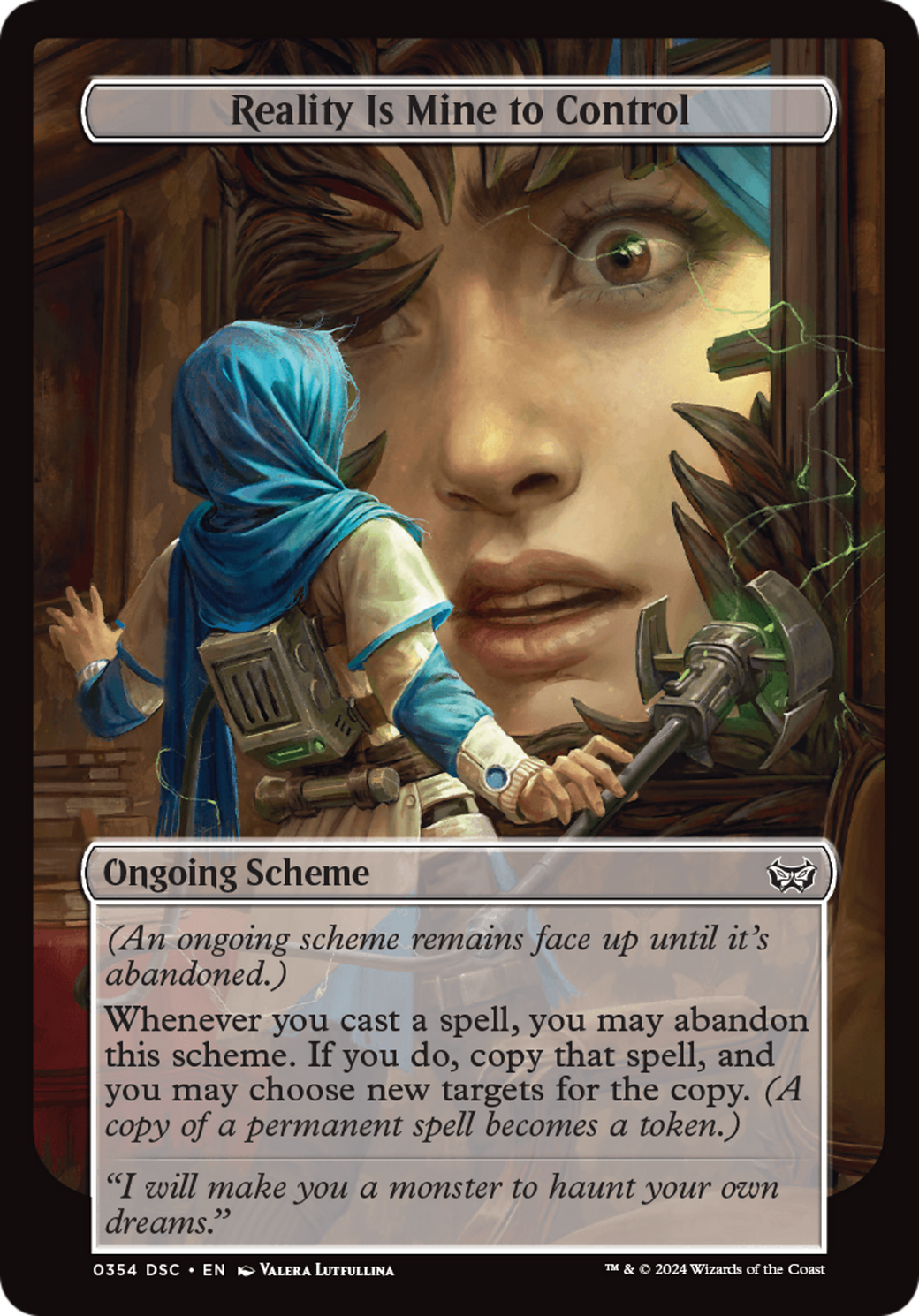 Reality Is Mine to Control (DSC-354) - Duskmourn: House of Horror Commander - Premium MTG Single from Wizards of the Coast - Just $0.29! Shop now at Game Crave Tournament Store