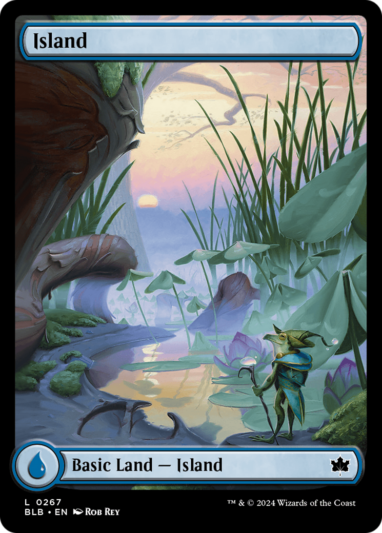 Island (BLB-267) - Bloomburrow Foil - Premium MTG Single from Wizards of the Coast - Just $0.25! Shop now at Game Crave Tournament Store