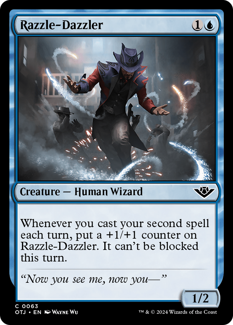 Razzle-Dazzler (OTJ-063) - Outlaws of Thunder Junction Foil - Premium MTG Single from Wizards of the Coast - Just $0.25! Shop now at Game Crave Tournament Store