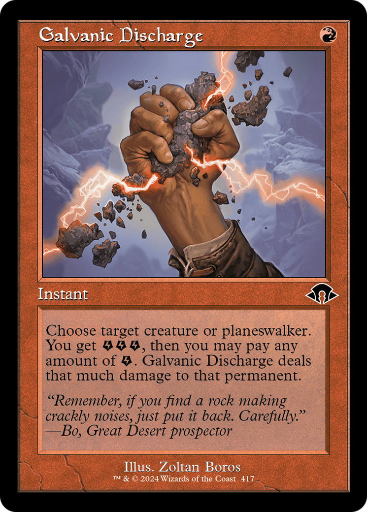 Galvanic Discharge (MH3-417) - Modern Horizons 3 - Premium MTG Single from Wizards of the Coast - Just $0.46! Shop now at Game Crave Tournament Store