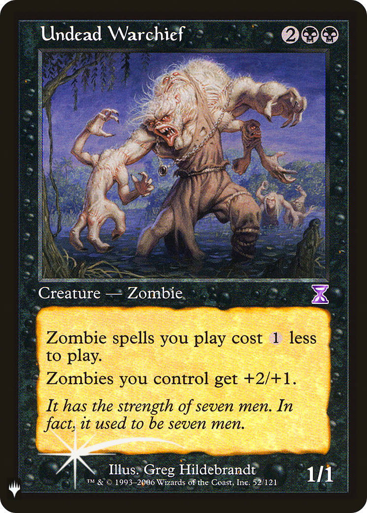 Undead Warchief (FMB1-044) - Mystery Booster Retail Edition Foils Foil