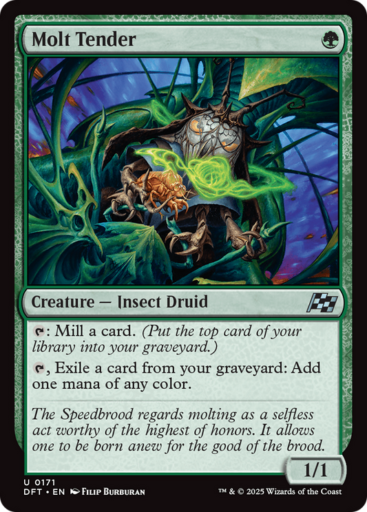 Molt Tender (DFT-171) - Aetherdrift - Premium MTG Single from Wizards of the Coast - Just $0.08! Shop now at Game Crave Tournament Store