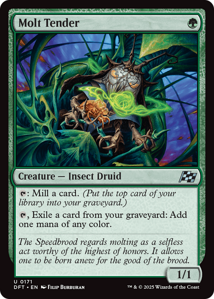 Molt Tender (DFT-171) - Aetherdrift Foil - Premium MTG Single from Wizards of the Coast - Just $0.11! Shop now at Game Crave Tournament Store