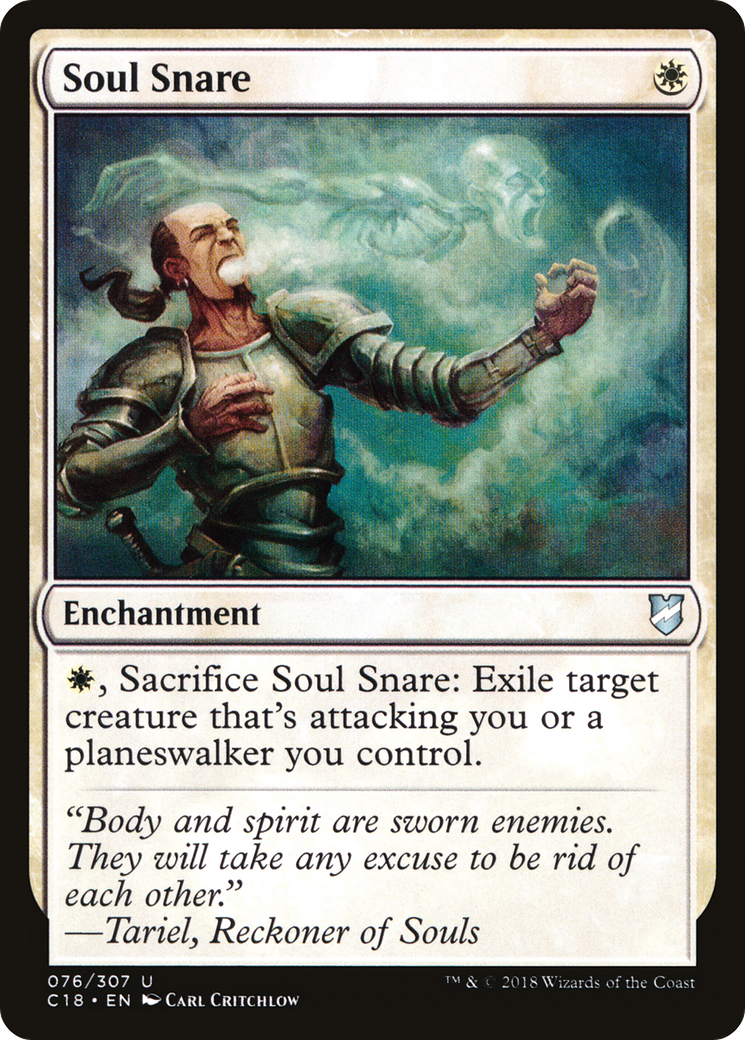 Soul Snare (C18-076) - Commander 2018 - Premium MTG Single from Wizards of the Coast - Just $0.08! Shop now at Game Crave Tournament Store