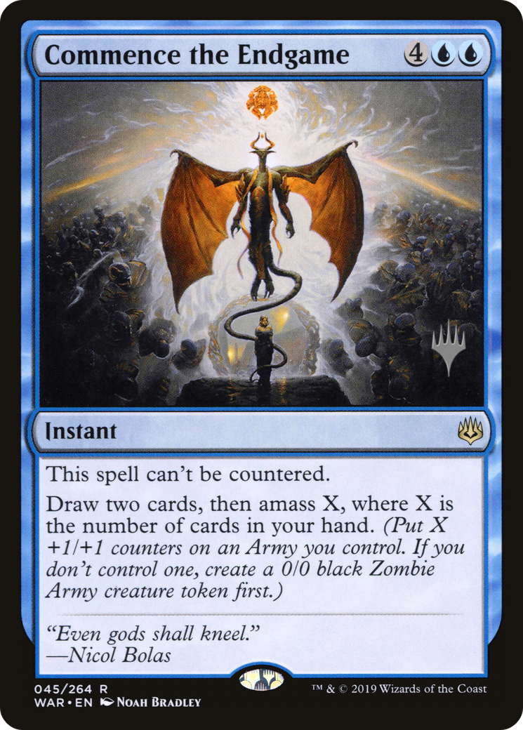 Commence the Endgame (PWAR-45P) - War of the Spark Promos - Premium MTG Single from Wizards of the Coast - Just $0.24! Shop now at Game Crave Tournament Store