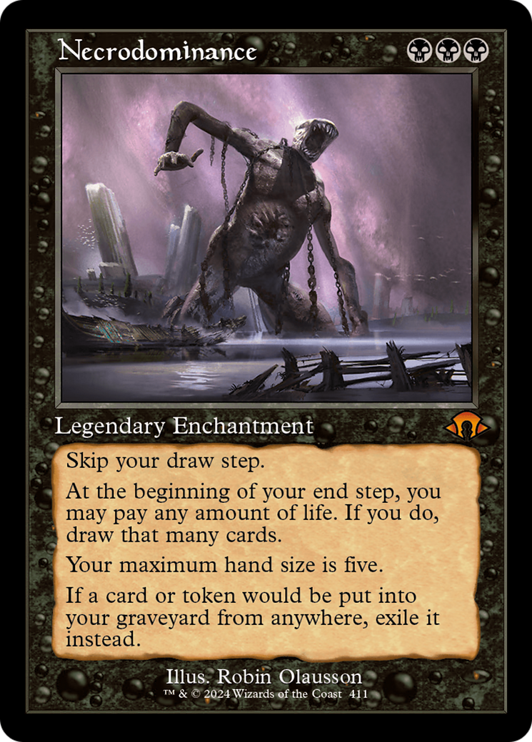 Necrodominance (MH3-411) - Modern Horizons 3 Foil - Premium MTG Single from Wizards of the Coast - Just $8.86! Shop now at Game Crave Tournament Store
