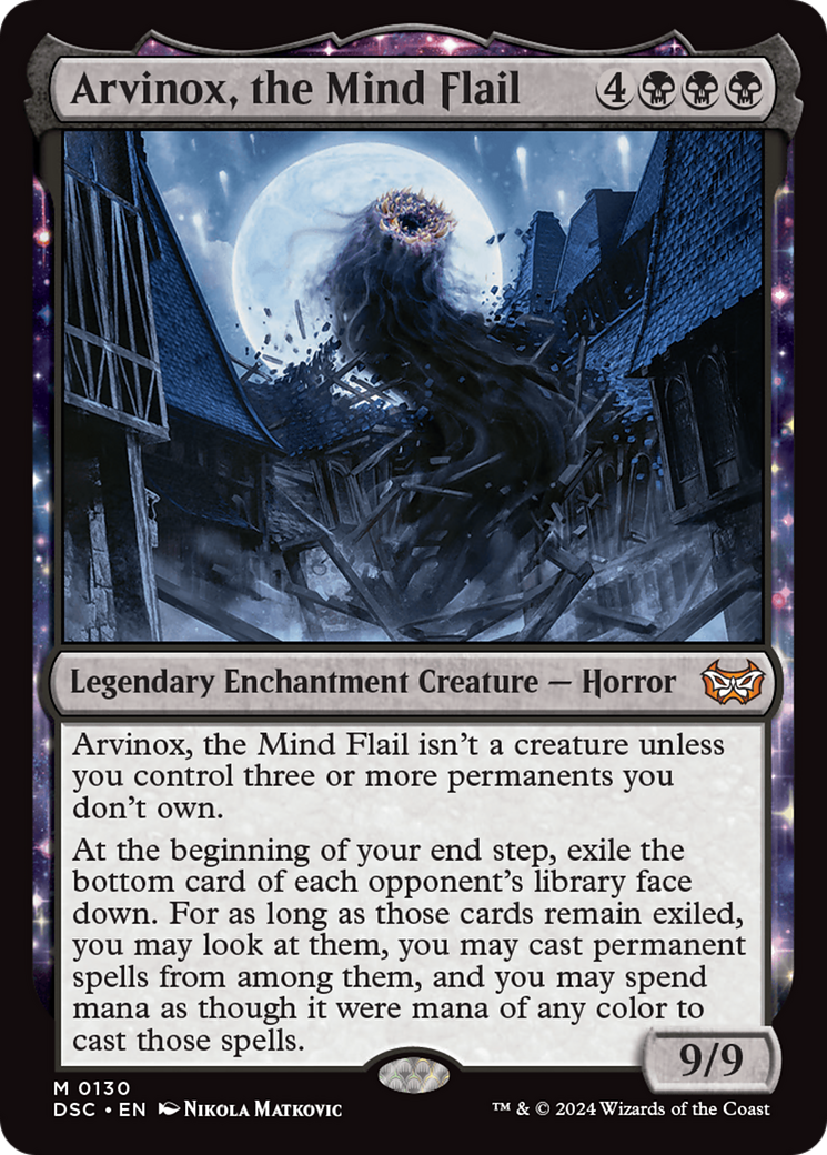 Arvinox, the Mind Flail (DSC-130) - Duskmourn: House of Horror Commander - Premium MTG Single from Wizards of the Coast - Just $0.25! Shop now at Game Crave Tournament Store
