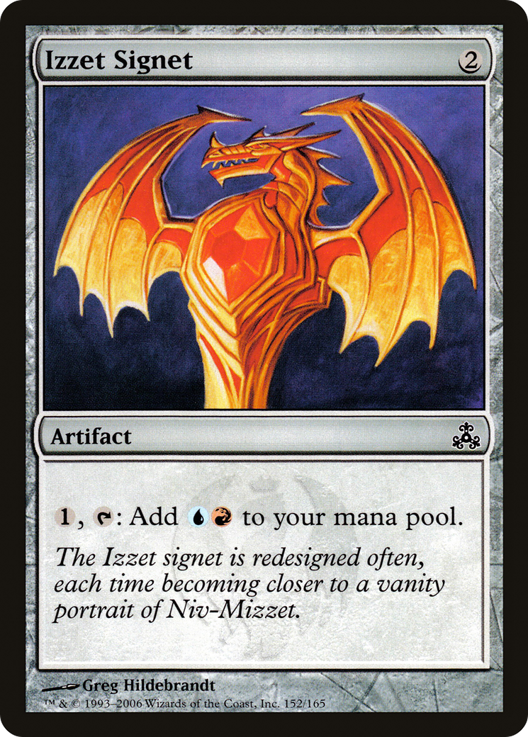 Izzet Signet (GPT-152) - Guildpact Foil - Premium MTG Single from Wizards of the Coast - Just $18.72! Shop now at Game Crave Tournament Store