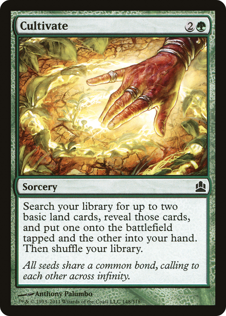 Cultivate (CMD-148) - Commander 2011 - Premium MTG Single from Wizards of the Coast - Just $0.50! Shop now at Game Crave Tournament Store