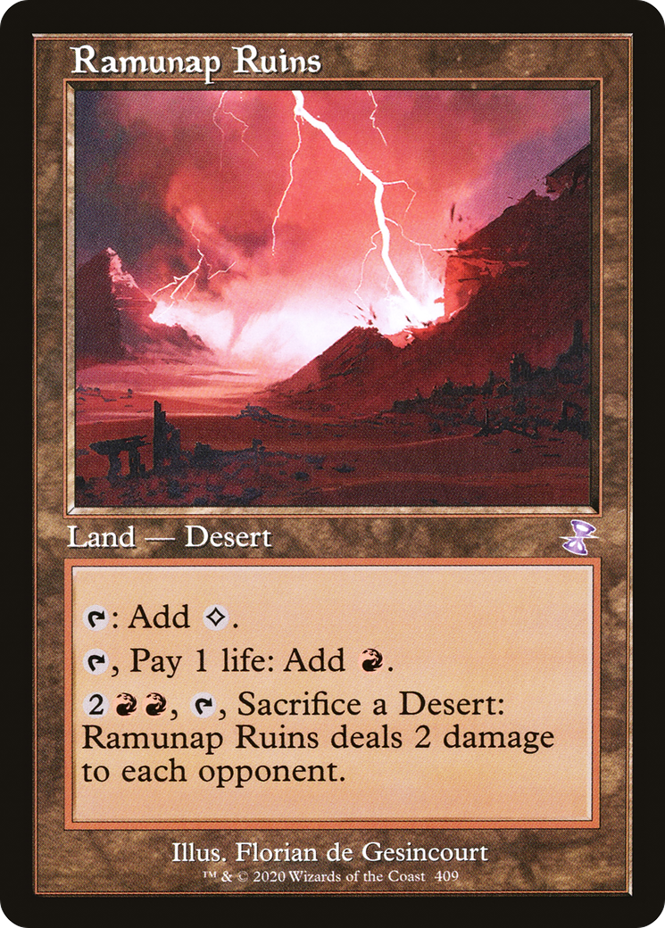 Ramunap Ruins (TSR-409) - Time Spiral Remastered Foil - Premium MTG Single from Wizards of the Coast - Just $3.46! Shop now at Game Crave Tournament Store