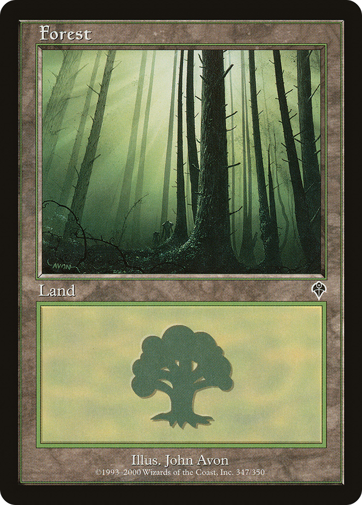 Forest (INV-347) - Invasion - Premium MTG Single from Wizards of the Coast - Just $0.16! Shop now at Game Crave Tournament Store
