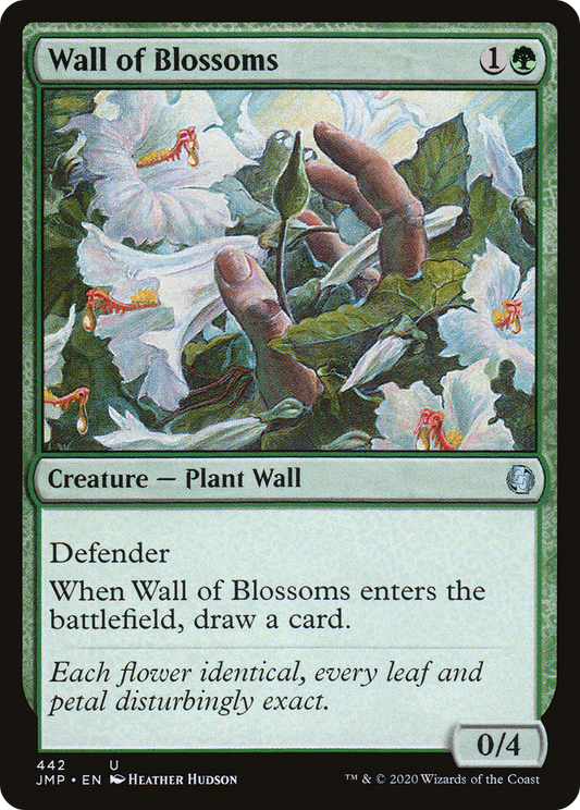 Wall of Blossoms (JMP-442) - Jumpstart - Premium MTG Single from Wizards of the Coast - Just $0.08! Shop now at Game Crave Tournament Store