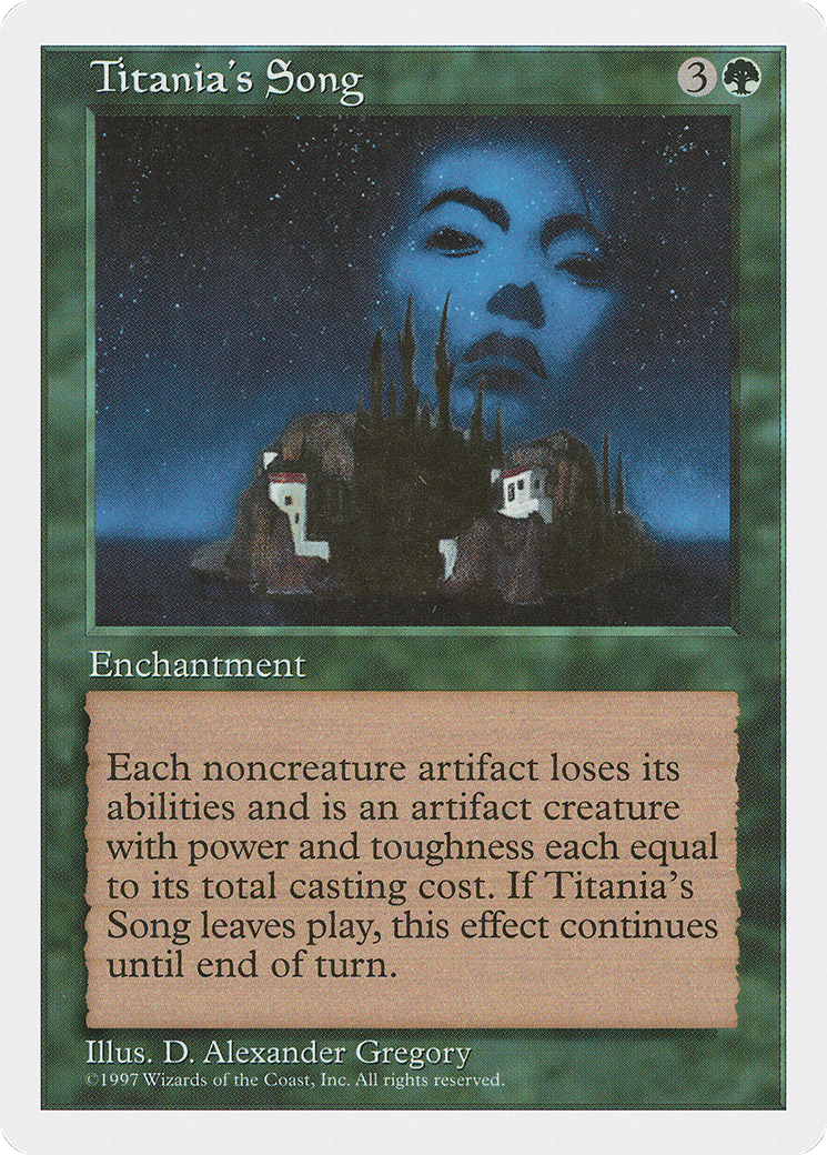 Titania's Song (5ED-332) - Fifth Edition - Premium MTG Single from Wizards of the Coast - Just $0.34! Shop now at Game Crave Tournament Store