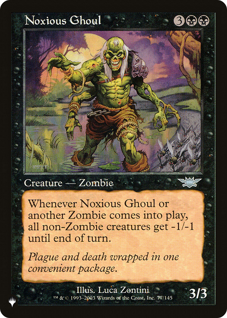 Noxious Ghoul (PLIST-475) - The List - Premium MTG Single from Wizards of the Coast - Just $2! Shop now at Game Crave Tournament Store