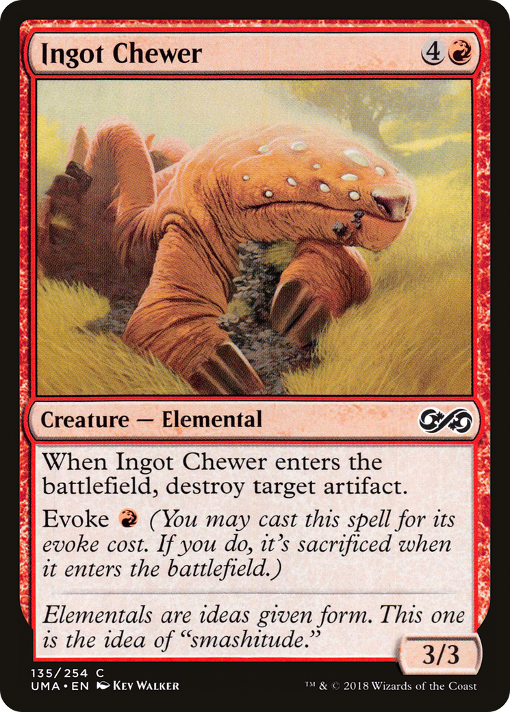 Ingot Chewer (UMA-135) - Ultimate Masters Foil - Premium MTG Single from Wizards of the Coast - Just $0.36! Shop now at Game Crave Tournament Store