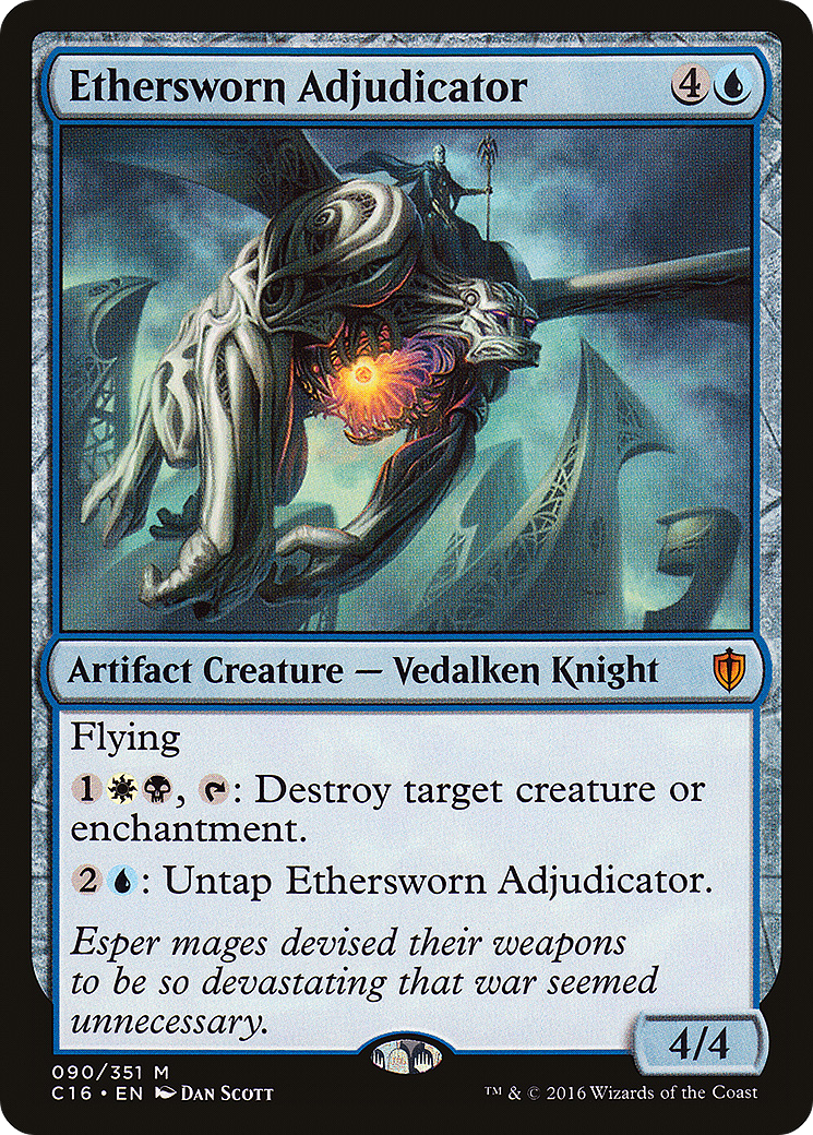 Ethersworn Adjudicator (C16-090) - Commander 2016 - Premium MTG Single from Wizards of the Coast - Just $0.08! Shop now at Game Crave Tournament Store