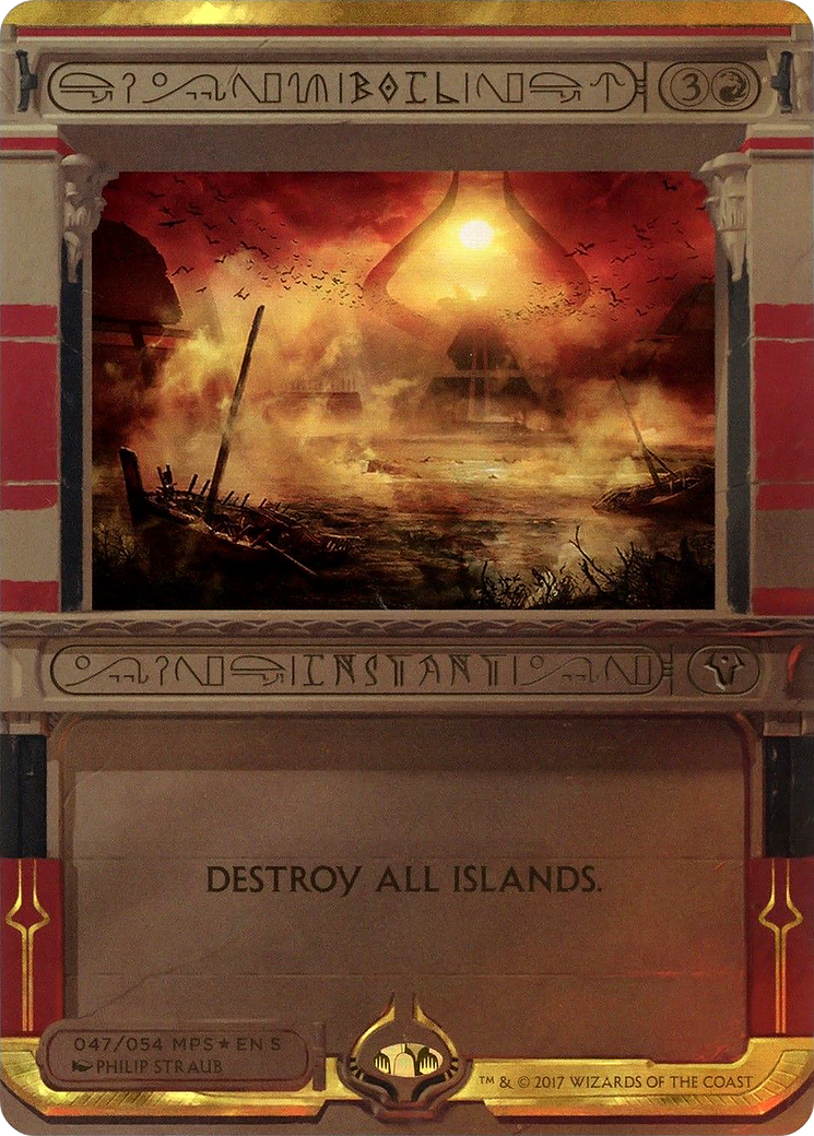 Boil (MP2-047) - Amonkhet Invocations (Borderless) Foil - Premium MTG Single from Wizards of the Coast - Just $6.55! Shop now at Game Crave Tournament Store