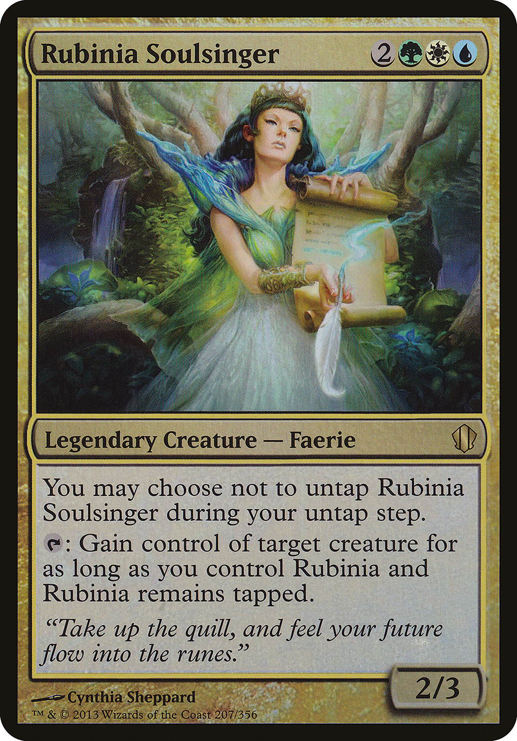 Rubinia Soulsinger (OC13-207) - Commander 2013 Oversized Foil - Premium MTG Single from Wizards of the Coast - Just $0.08! Shop now at Game Crave Tournament Store