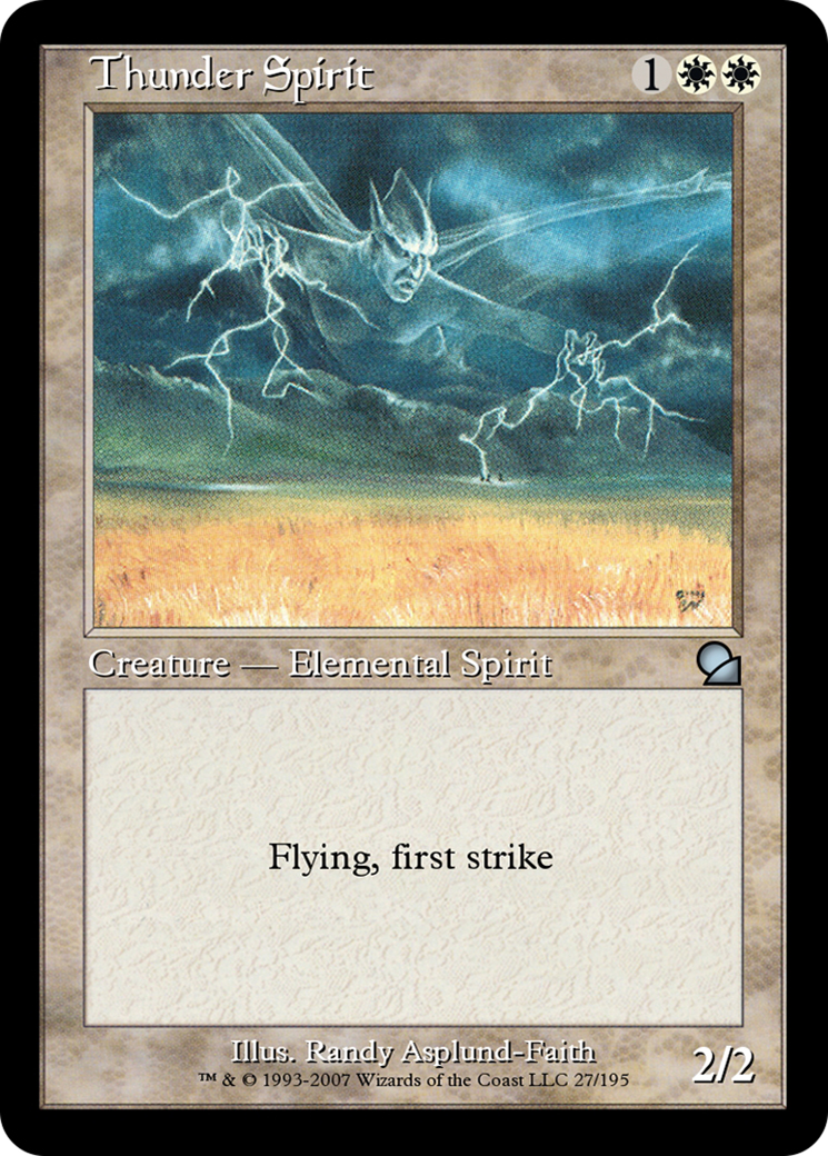 Thunder Spirit (ME1-027) - Masters Edition Foil - Premium MTG Single from Wizards of the Coast - Just $0! Shop now at Game Crave Tournament Store