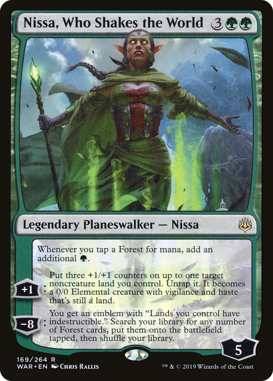 Nissa, Who Shakes the World (WAR-169) - War of the Spark - Premium MTG Single from Wizards of the Coast - Just $0.67! Shop now at Game Crave Tournament Store