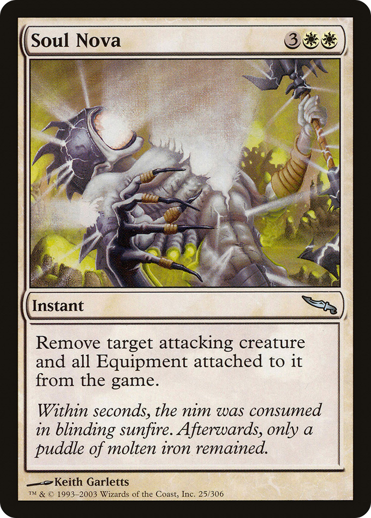 Soul Nova (MRD-025) - Mirrodin Foil - Premium MTG Single from Wizards of the Coast - Just $0.08! Shop now at Game Crave Tournament Store