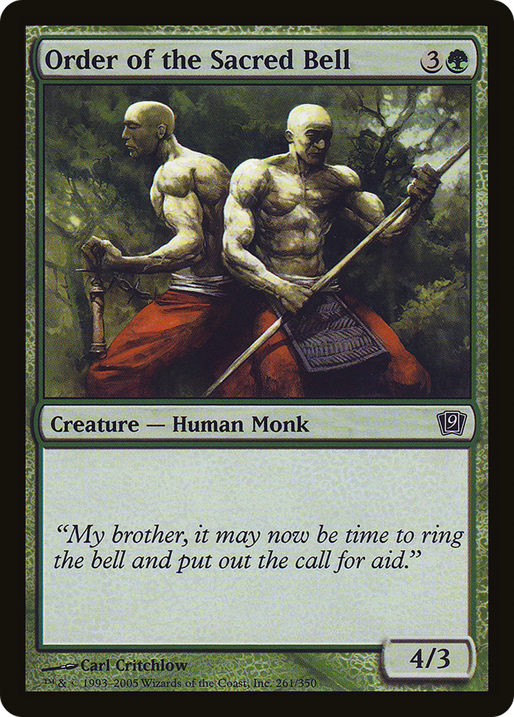 Order of the Sacred Bell (9ED-261★) - Ninth Edition Foil - Premium MTG Single from Wizards of the Coast - Just $0.08! Shop now at Game Crave Tournament Store
