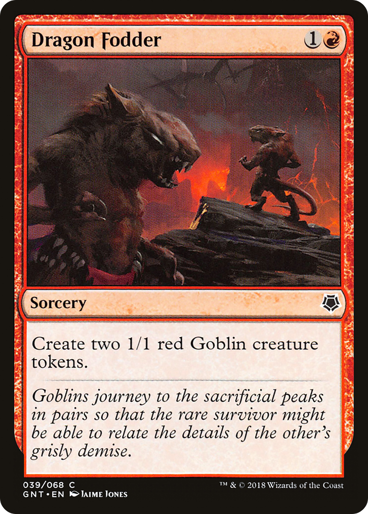 Dragon Fodder (GNT-039) - Game Night - Premium MTG Single from Wizards of the Coast - Just $0.08! Shop now at Game Crave Tournament Store