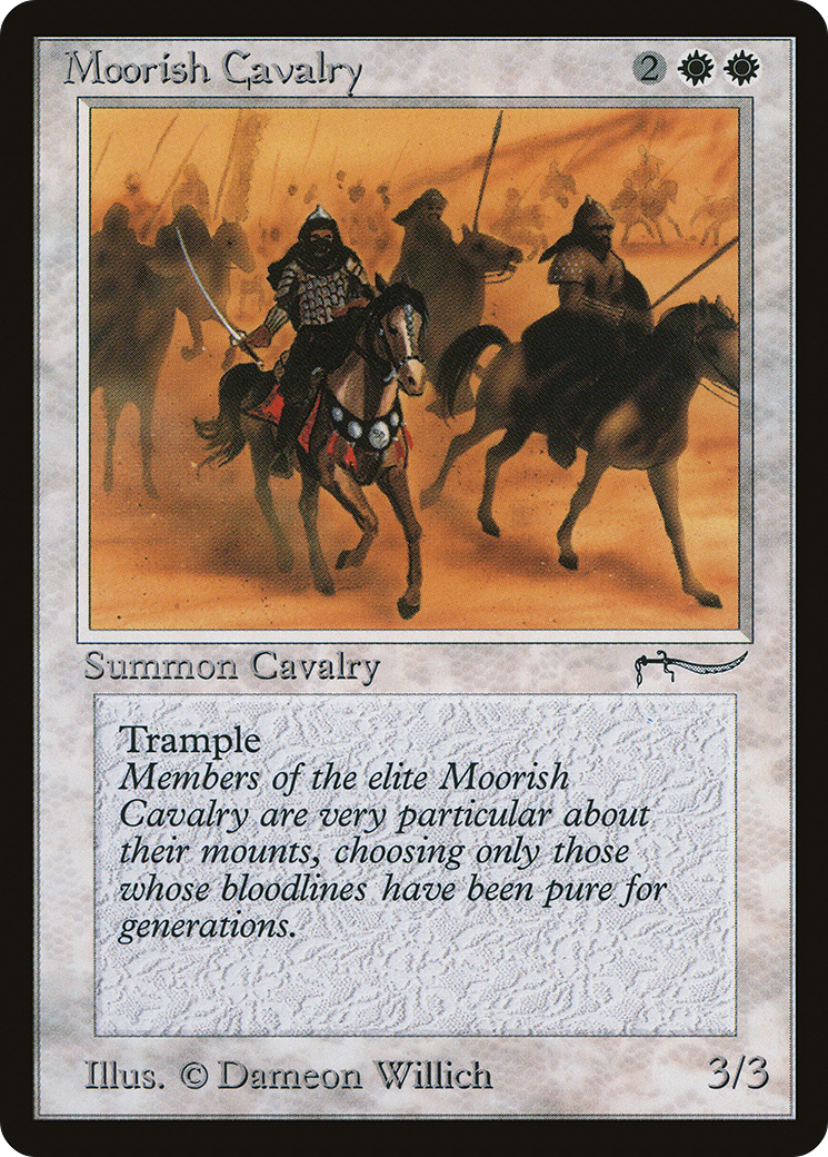 Moorish Cavalry (ARN-007) - Arabian Nights - Premium MTG Single from Wizards of the Coast - Just $5.36! Shop now at Game Crave Tournament Store