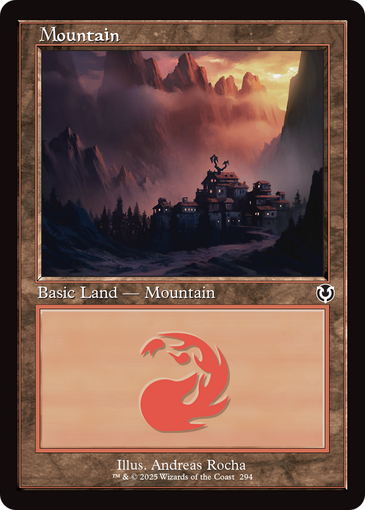 Mountain (294) (Retro Frame) (-294) - Innistrad Remastered - Premium MTG Single from Wizards of the Coast - Just $0.25! Shop now at Game Crave Tournament Store