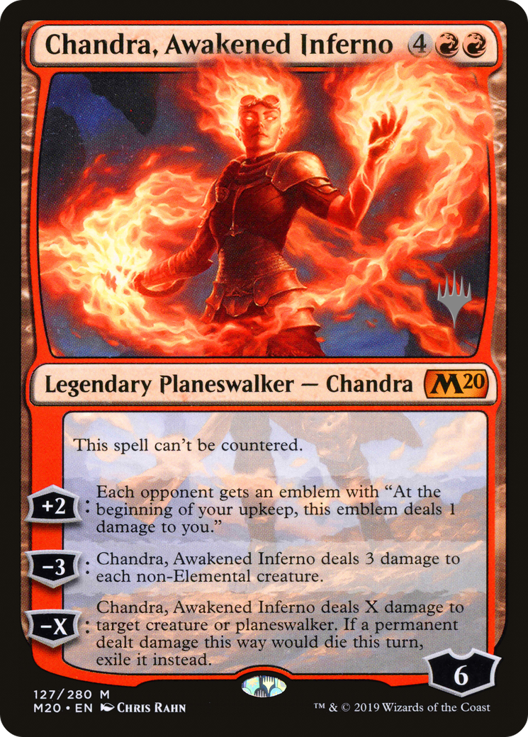 Chandra, Awakened Inferno (PM20-127P) - Core Set 2020 Promos Foil - Premium MTG Single from Wizards of the Coast - Just $15.95! Shop now at Game Crave Tournament Store