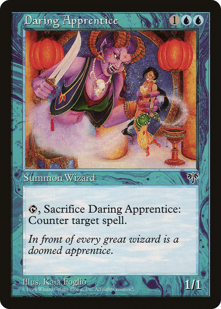 Daring Apprentice (MIR-060) - Mirage - Premium MTG Single from Wizards of the Coast - Just $0.42! Shop now at Game Crave Tournament Store