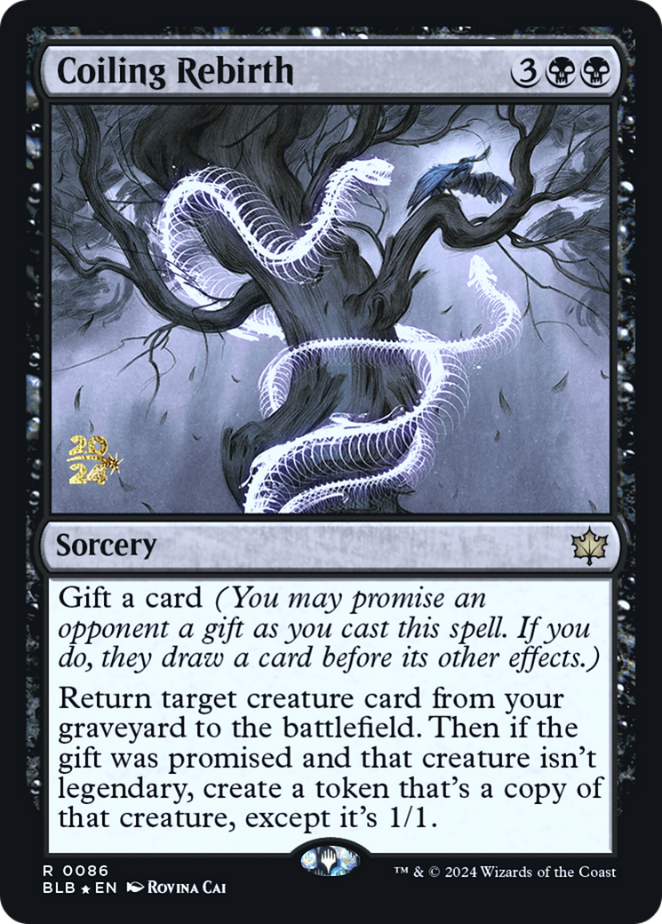 Coiling Rebirth (PBLB-86S) - Bloomburrow Promos Foil - Premium MTG Single from Wizards of the Coast - Just $0.47! Shop now at Game Crave Tournament Store