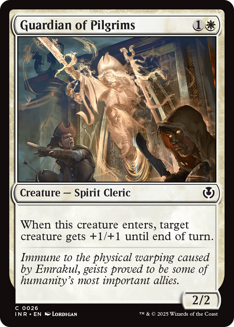 Guardian of Pilgrims (-026) - Innistrad Remastered Foil - Premium MTG Single from Wizards of the Coast - Just $0.25! Shop now at Game Crave Tournament Store