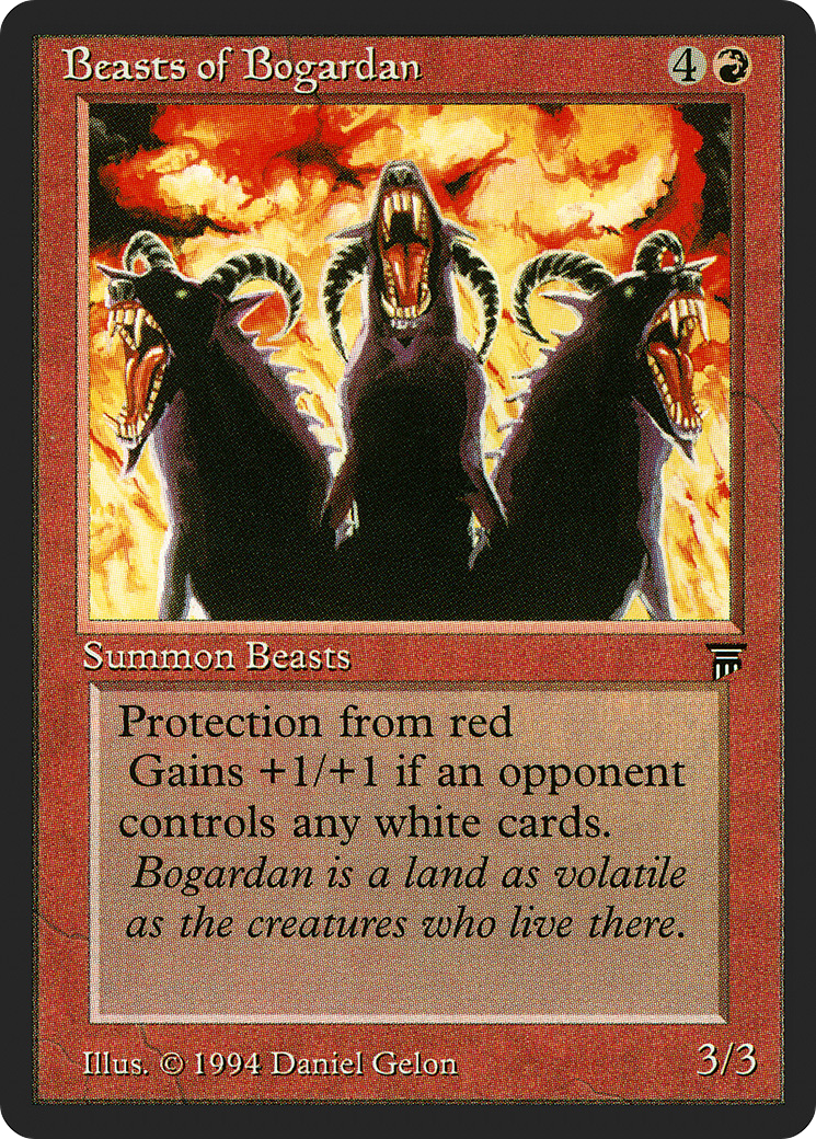 Beasts of Bogardan (LEG-133) - Legends - Premium MTG Single from Wizards of the Coast - Just $0.63! Shop now at Game Crave Tournament Store