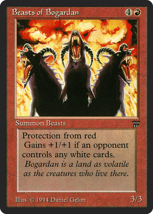 Beasts of Bogardan (LEG-133) - Legends - Premium MTG Single from Wizards of the Coast - Just $0.63! Shop now at Game Crave Tournament Store